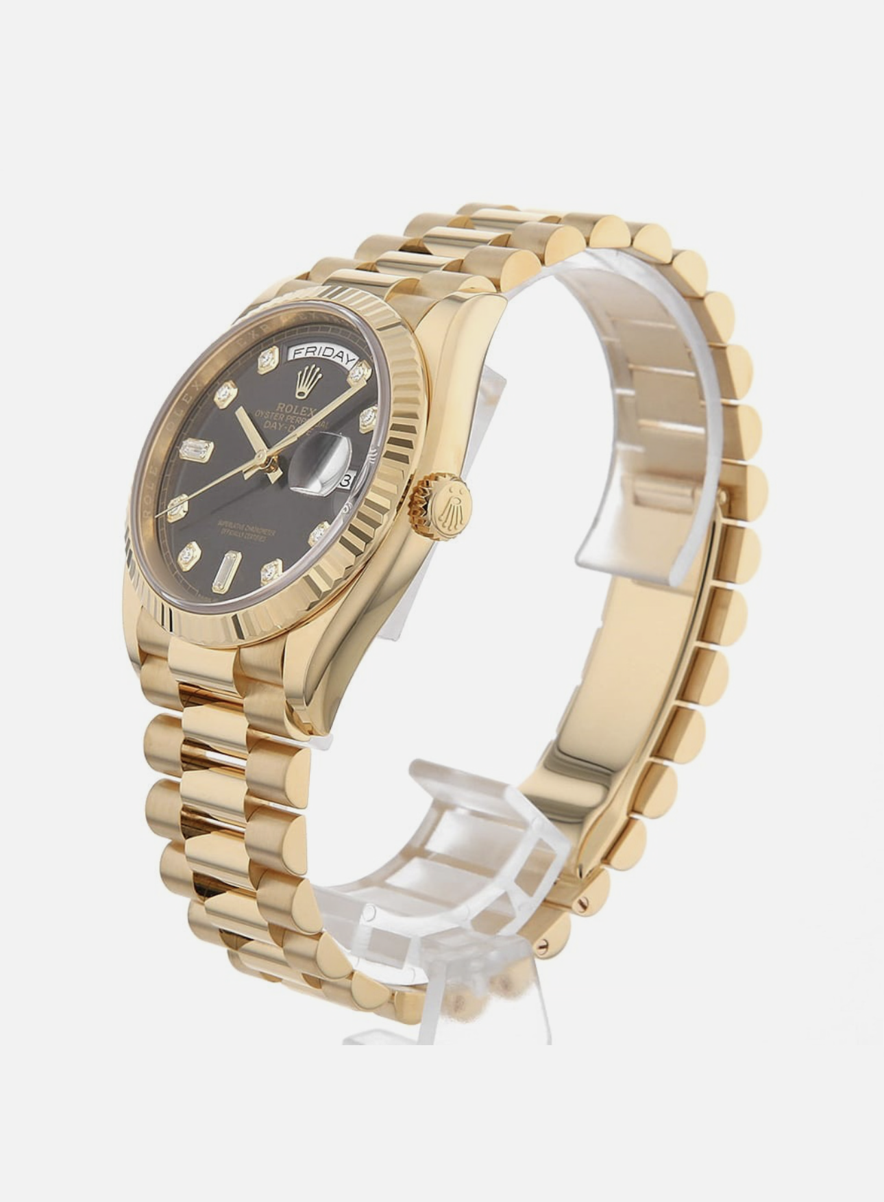 Rolex Day-Date 36 Everose Gold 128235 Choco Diamond