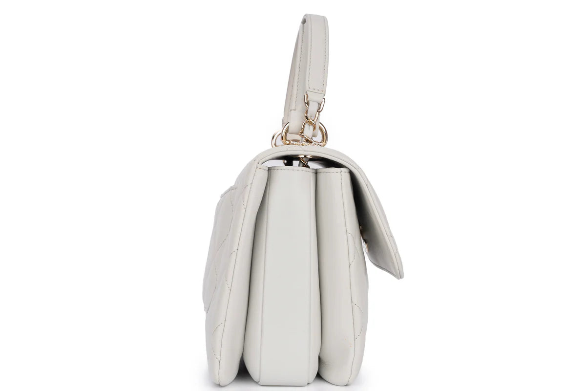 Chanel Trendy Top Handle Pale Grey/Blue