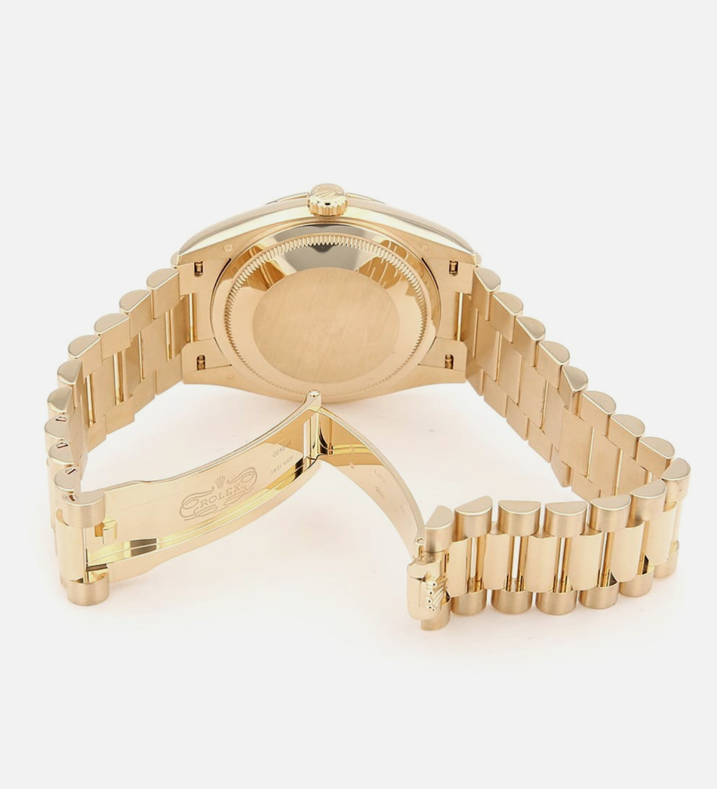 Rolex Day-Date 36 Everose Gold 128235 Choco Diamond