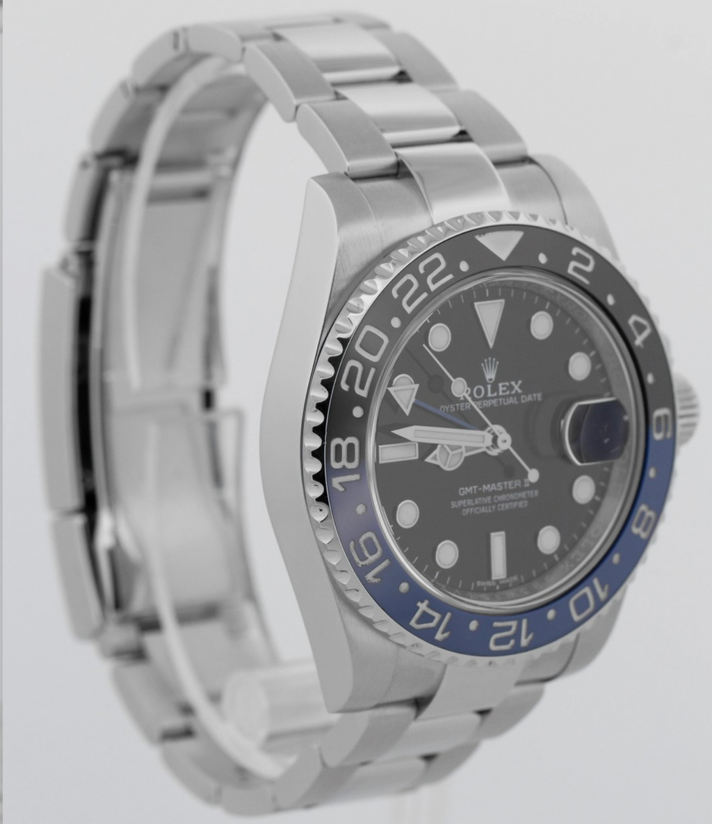 Rolex GMT-Master II Batman BLACK Stainless Steel 40mm 116710 BLNR