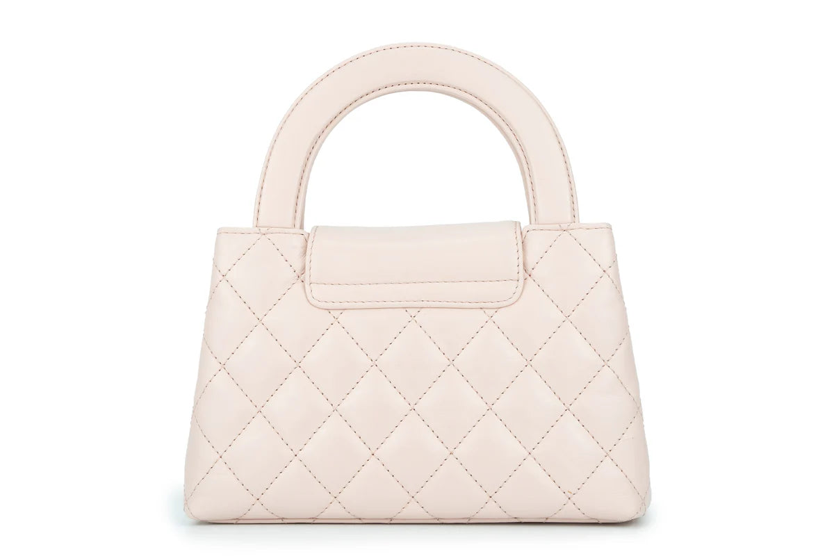 Chanel Kelly Small Shopping Bag Calfskin Light Pink