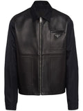 Prada Re-Nylon leather jacket