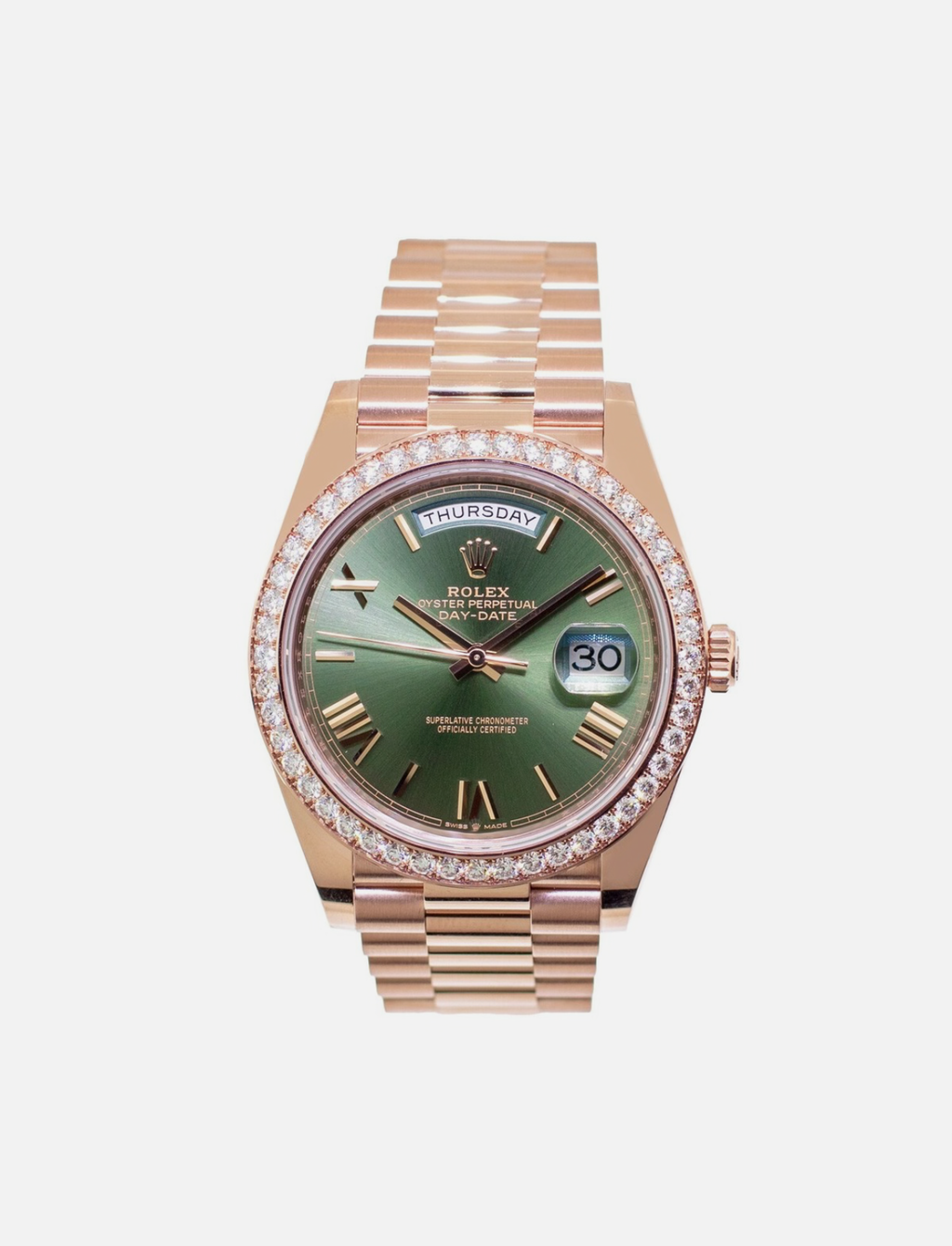 Rolex Day-Date 40mm Diamond Bezel 228345