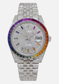 Rolex Datejust 41 Steel Rainbow Diamond Iced Out Jubilee '17 126300
