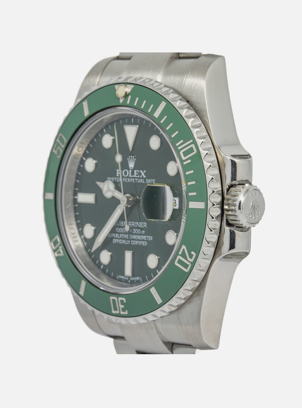 Rolex Submariner 116610LV Oyster Green Hulk 40mm