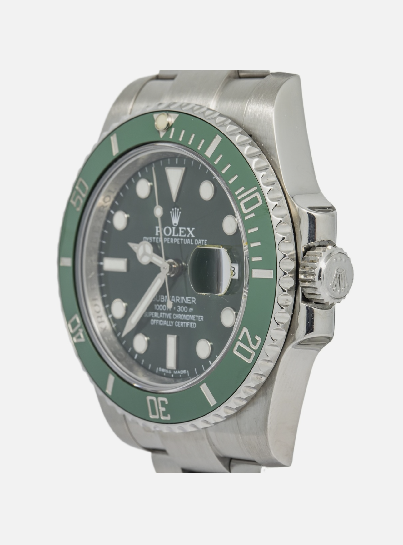 Rolex Submariner 116610LV Oyster Green Hulk 40mm