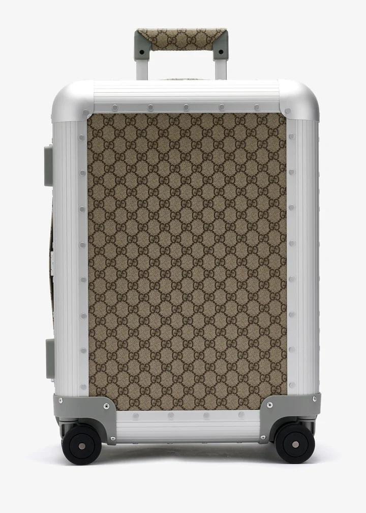 Gucci Aluminum GG cabin trolley