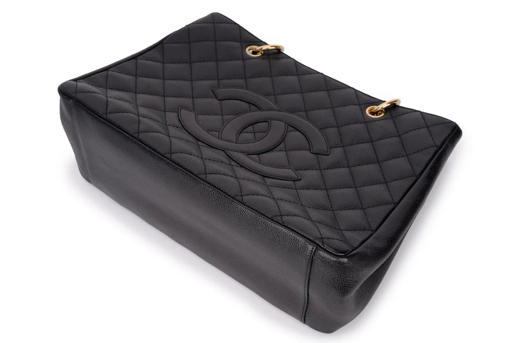Chanel Grand Shopping Tote Bag Caviar Black