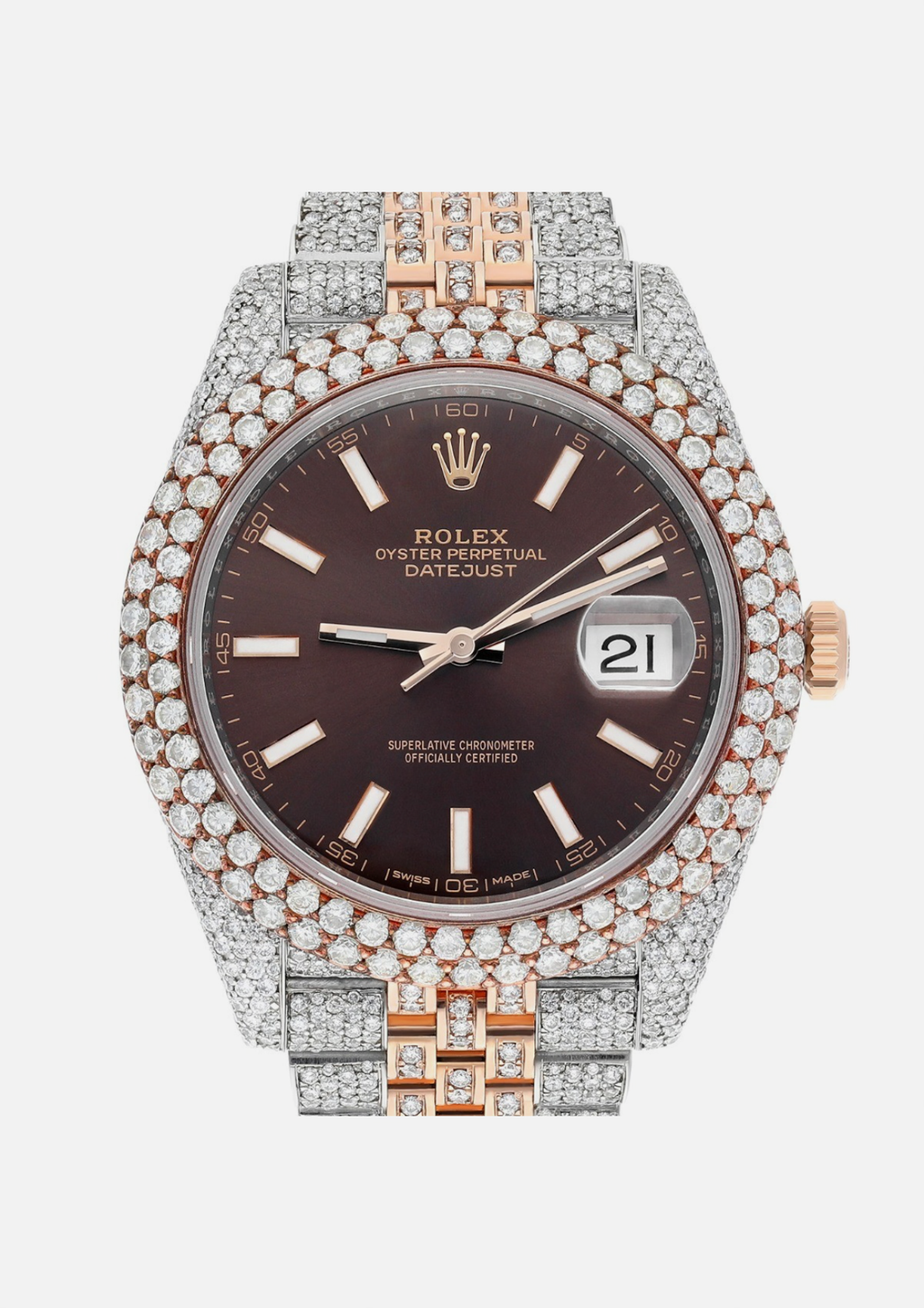 Rolex Datejust 41mm 126331 Iced Out