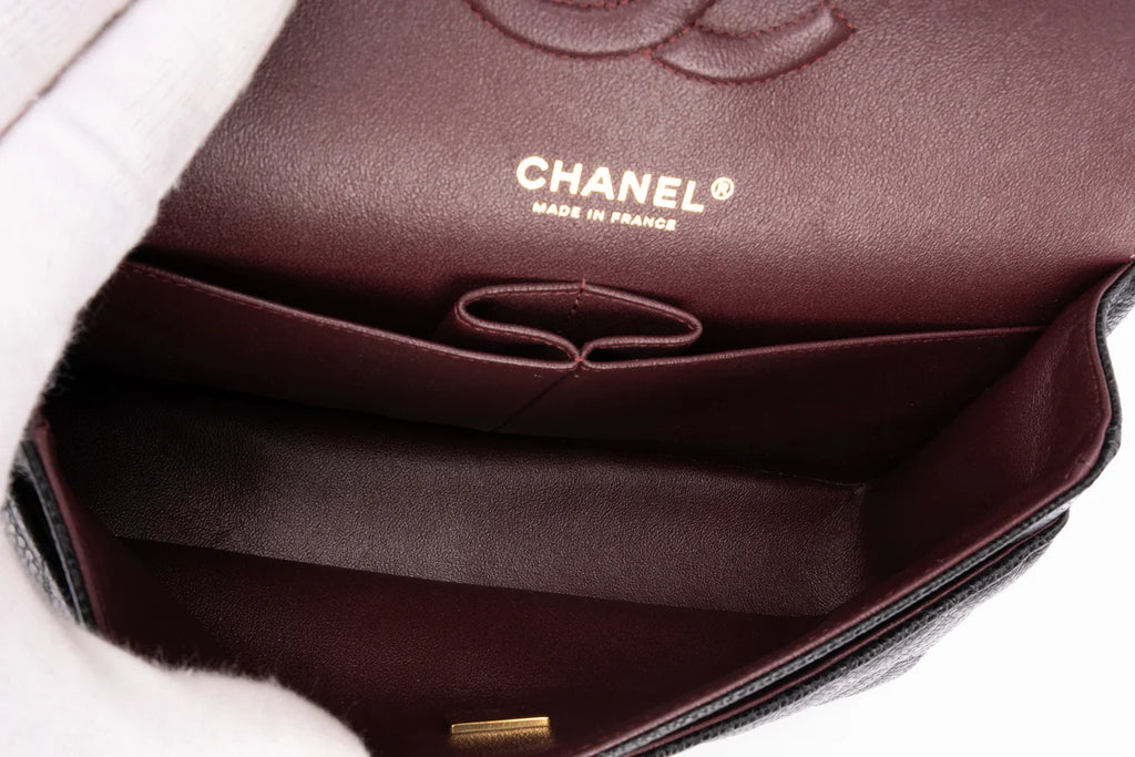 Chanel Med Classic Flap Caviar Blac
