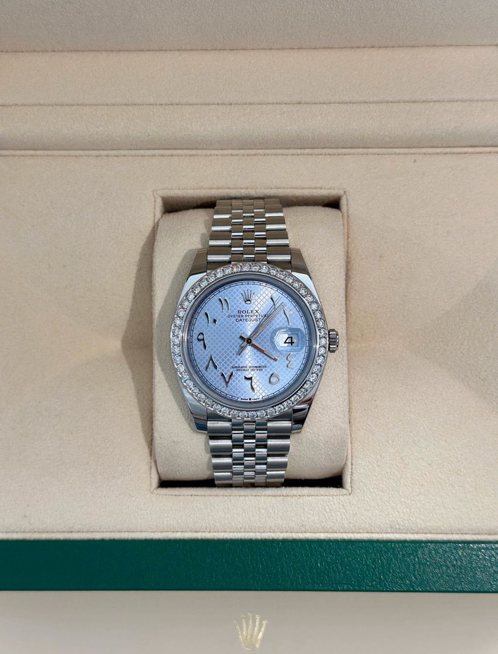 Rolex Datejust Iced Bezel