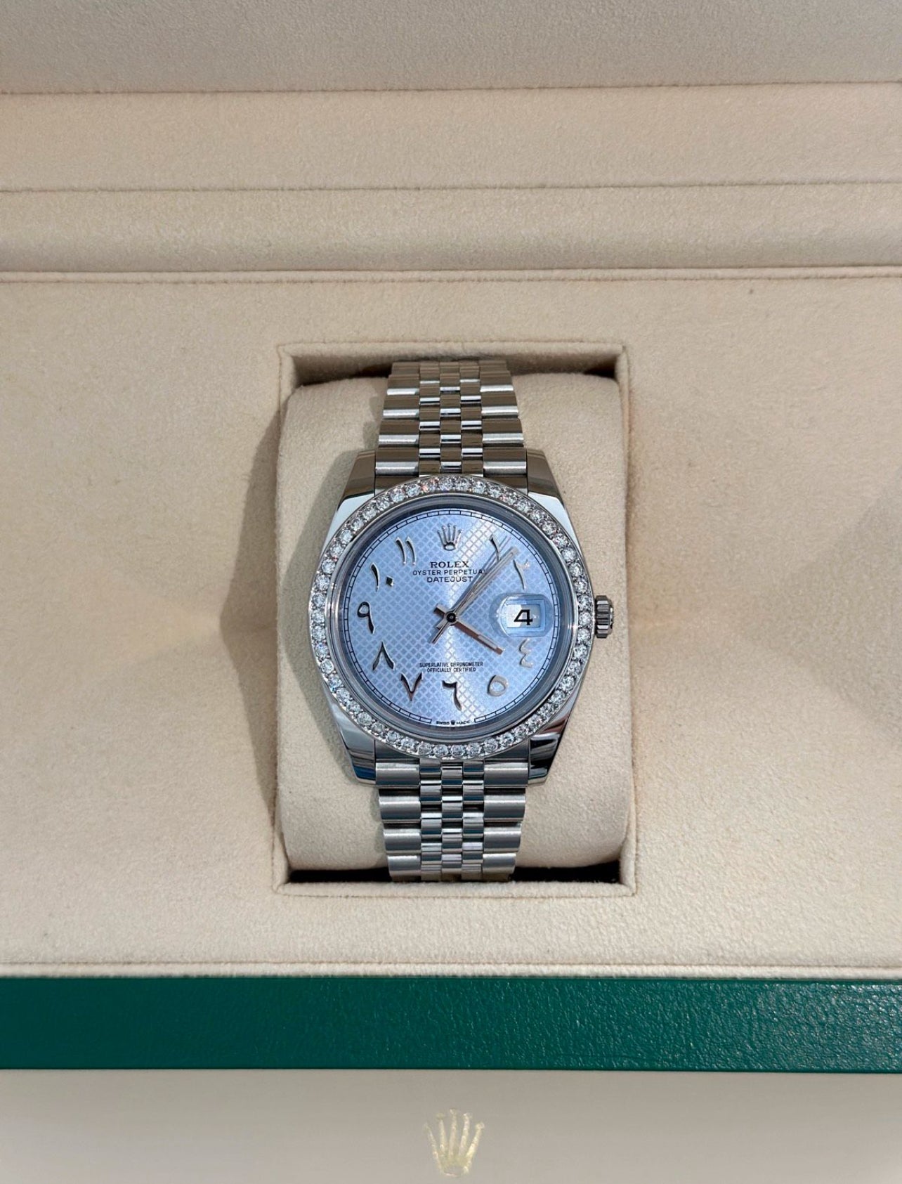 Rolex Datejust Iced Bezel