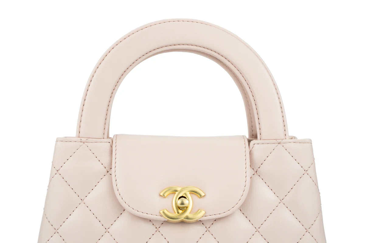Chanel Kelly Small Shopping Bag Calfskin Light Pink