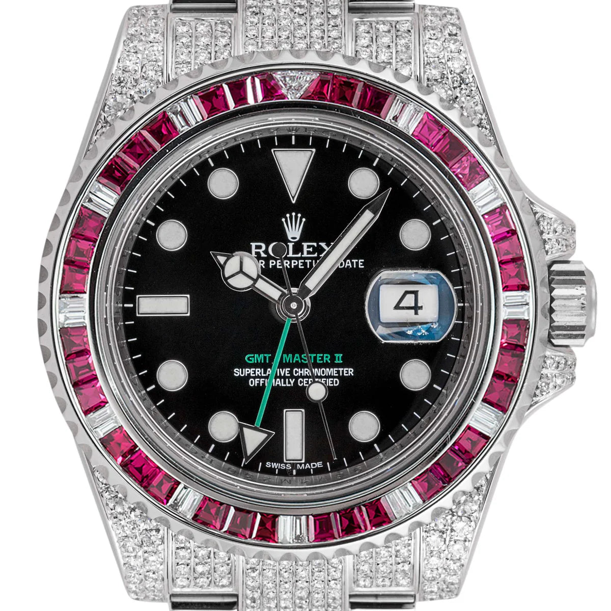 Rolex GMT-Master II 116710LN Diamond Set
