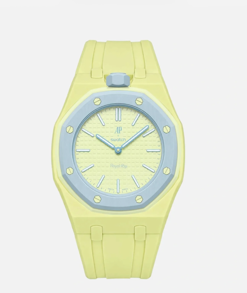 Swatch x AP Royal Pop Watch With Bracelet.