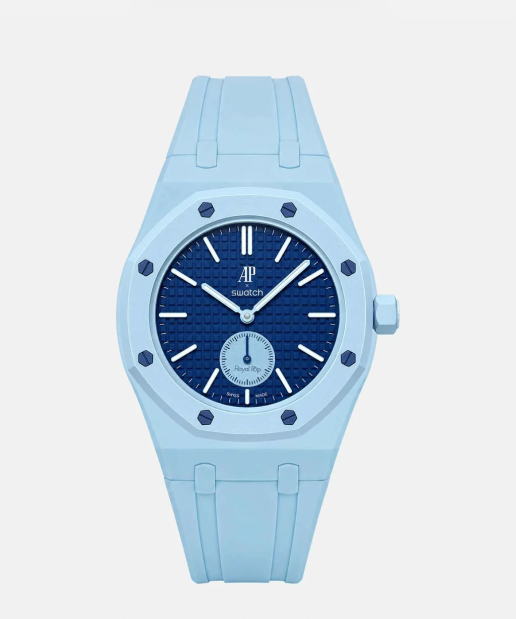 Swatch x AP Royal Pop Watch With Bracelet.
