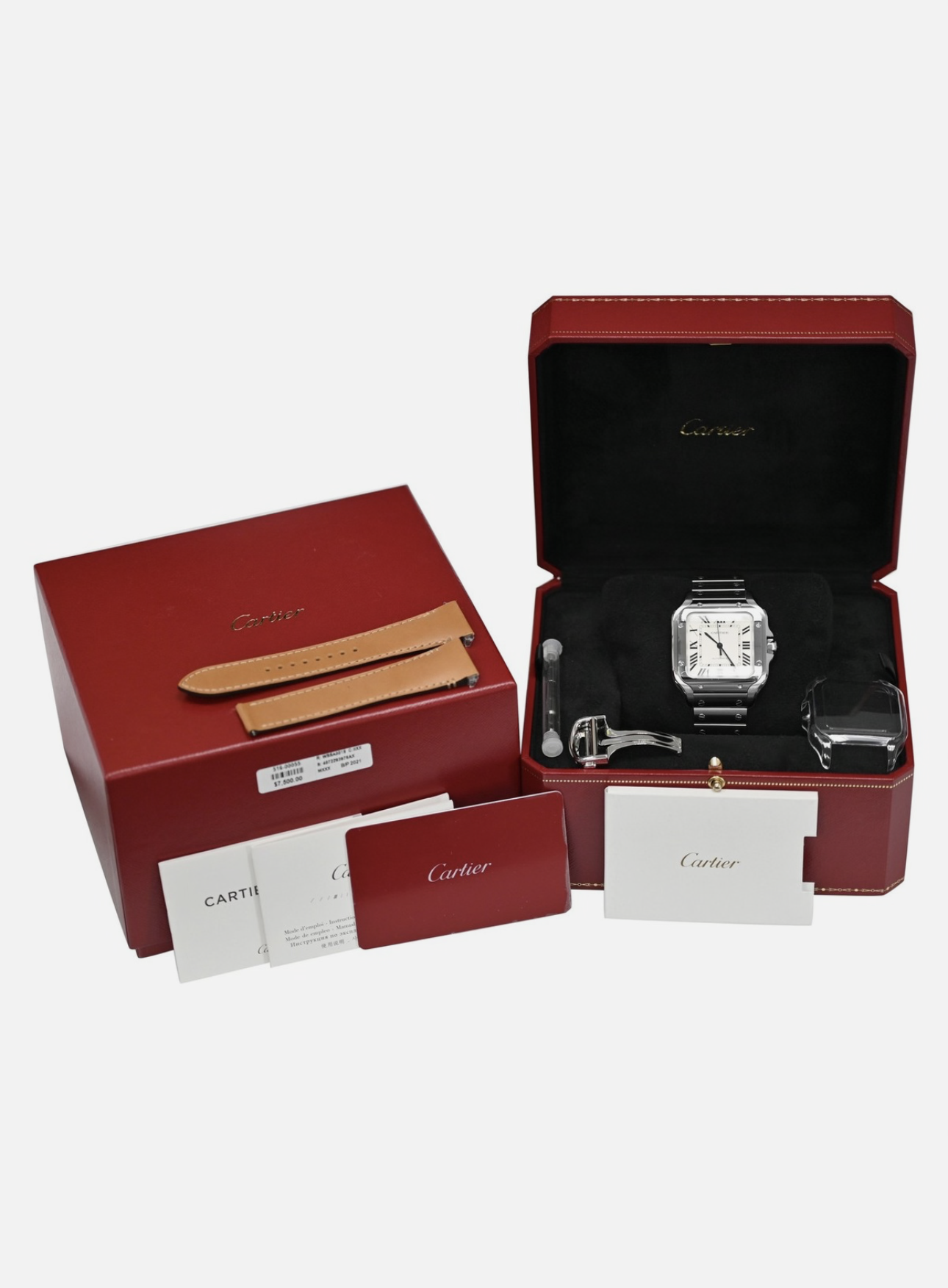 Cartier Santos De Cartier 4072 WSSA0018 Steel Date 40mm
