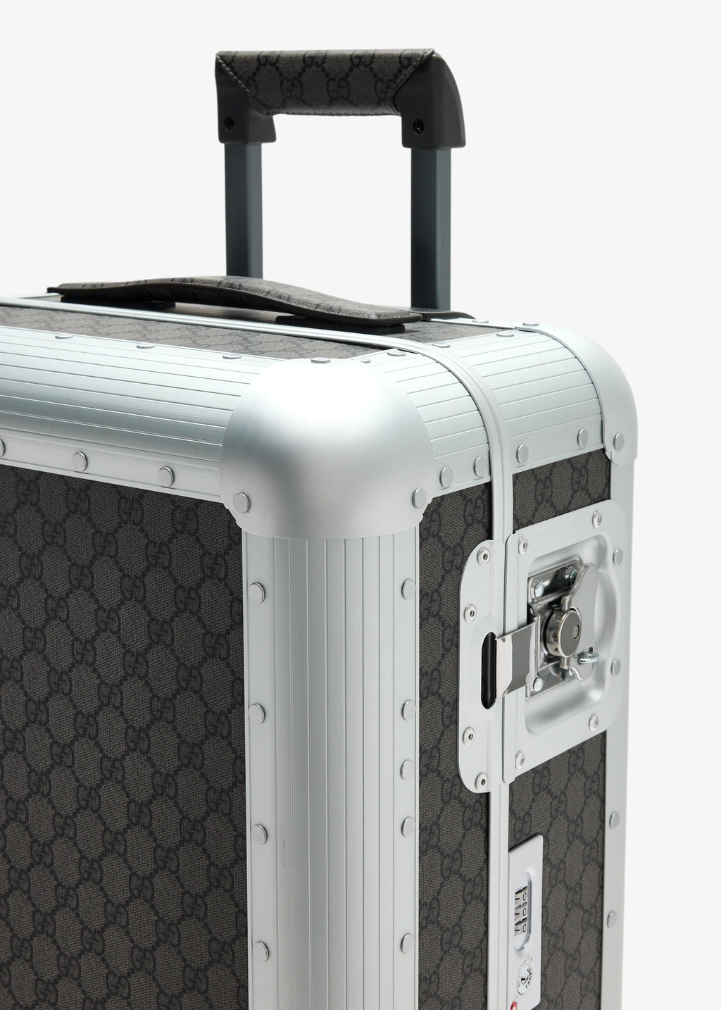 Gucci Aluminum GG cabin trolley
