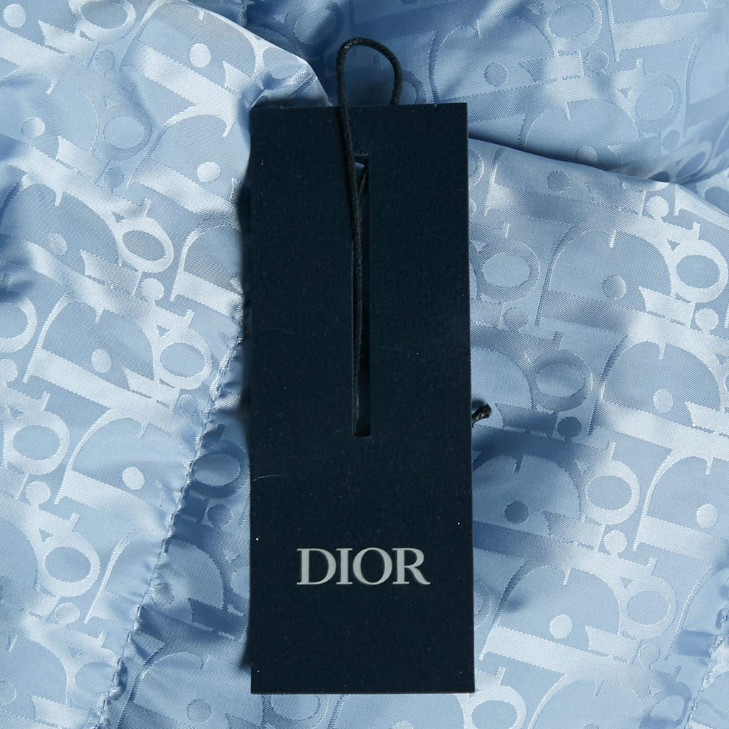 Dior Homme Blue Oblique Jacquard Puffer