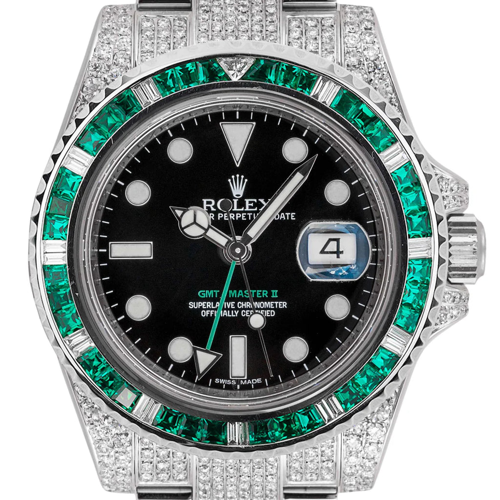Rolex GMT-Master II 116710LN Diamond Set