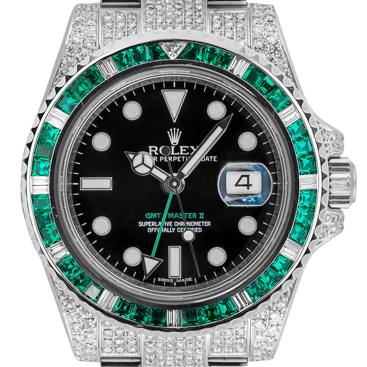Rolex GMT-Master II 116710LN Diamond Set