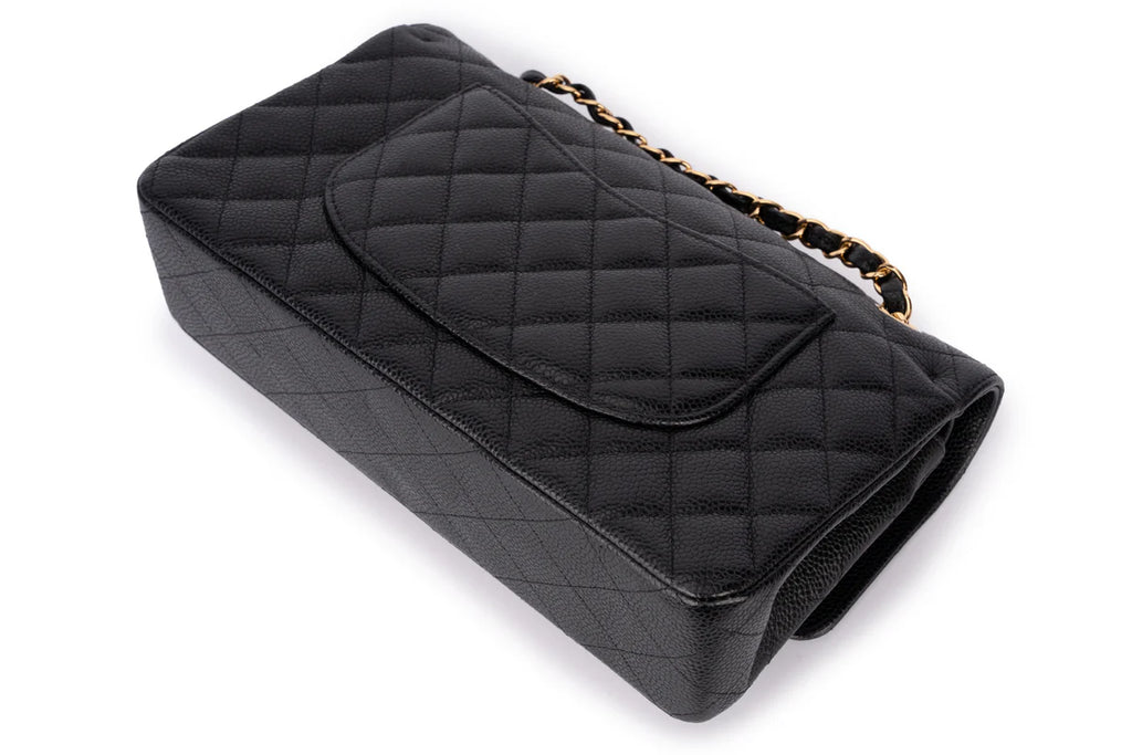 Chanel Med Classic Flap Caviar Blac