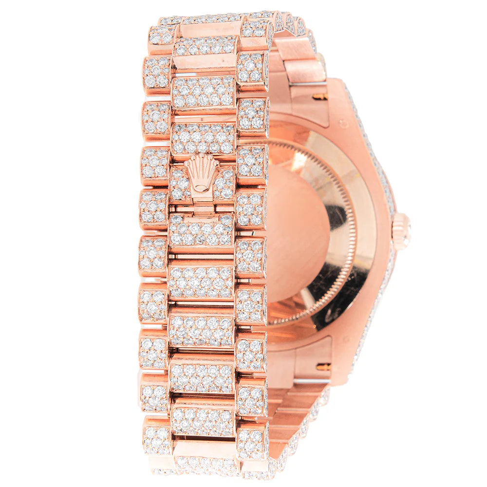 Rolex Day-Date Fully Iced Out