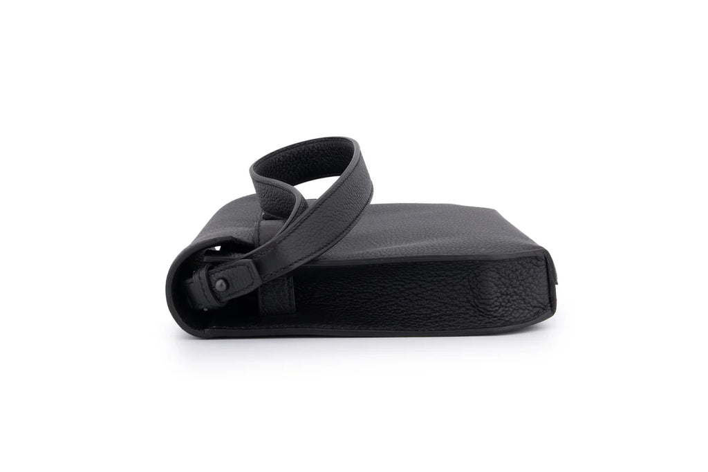 Hermès Kelly 25 Depeches Togo Noir Monochrome