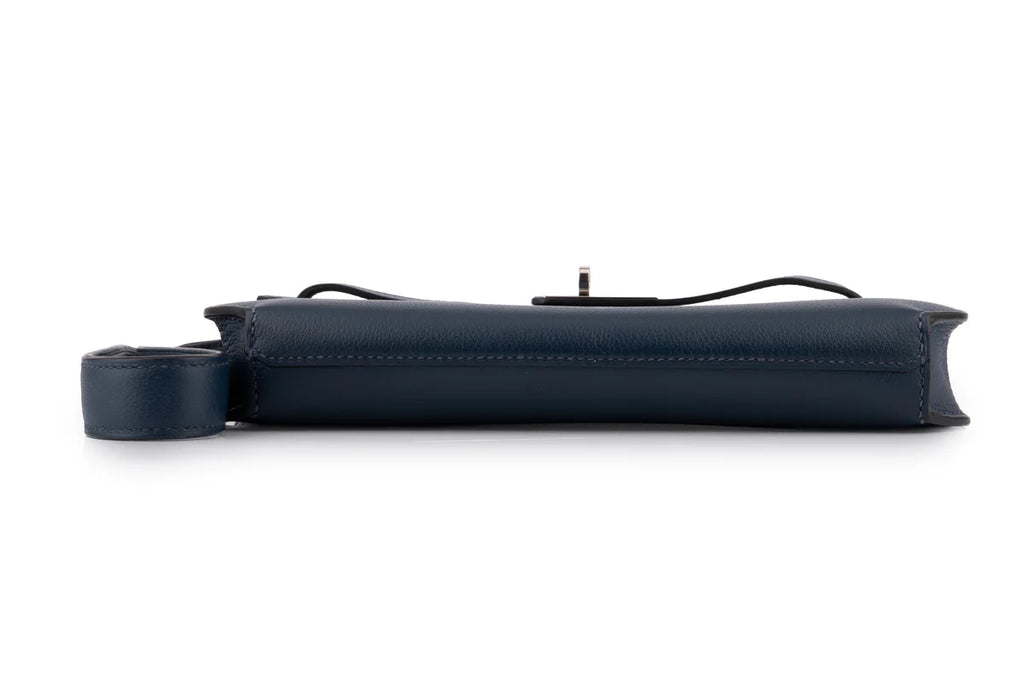 Hermès Kelly 25 Depeches Evercolour Navy Bleu