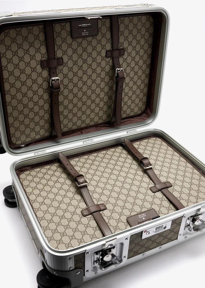 Gucci Aluminum GG cabin trolley