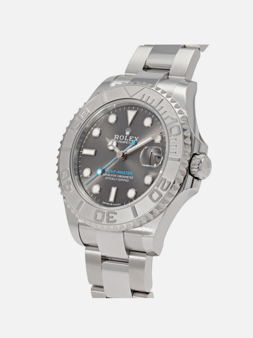 ROLEX YACHT-MASTER 40MM ( RHODIUM) STAINLESS STEEL 126622