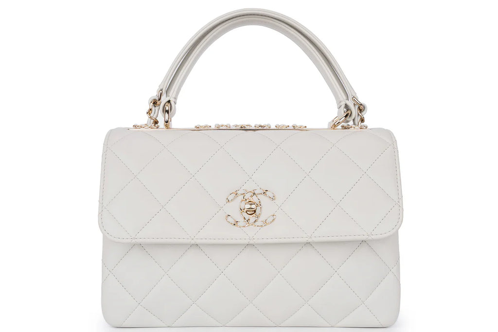 Chanel Trendy Top Handle Pale Grey/Blue