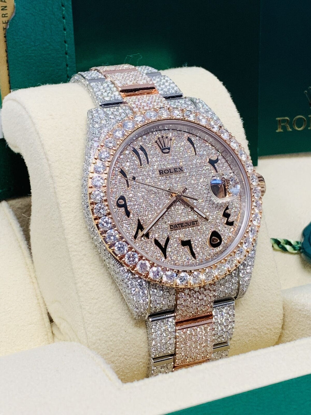 Rolex Men's Datejust 41mm Iced Out
