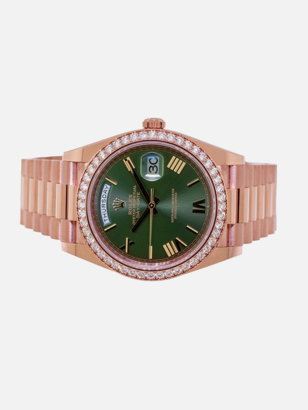 Rolex Day-Date 40mm Diamond Bezel 228345