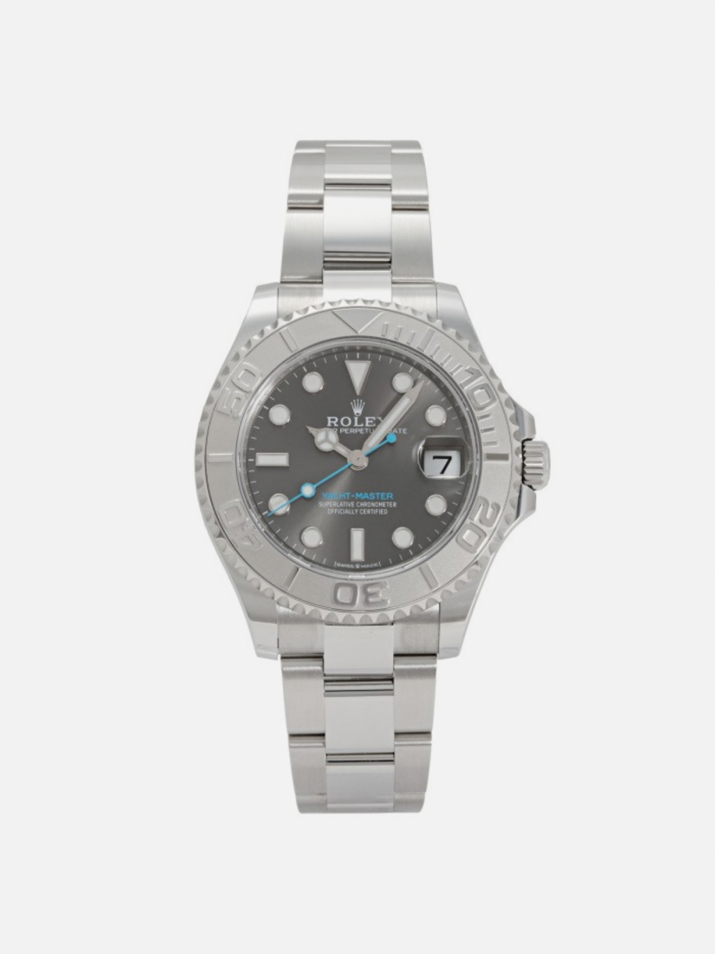 ROLEX YACHT-MASTER 40MM ( RHODIUM) STAINLESS STEEL 126622