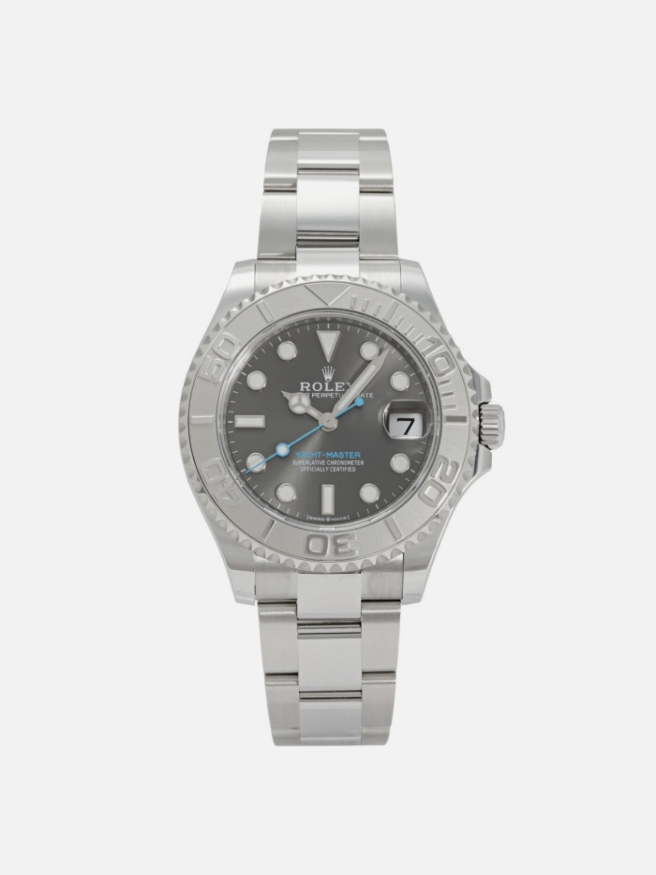ROLEX YACHT-MASTER 40MM ( RHODIUM) STAINLESS STEEL 126622