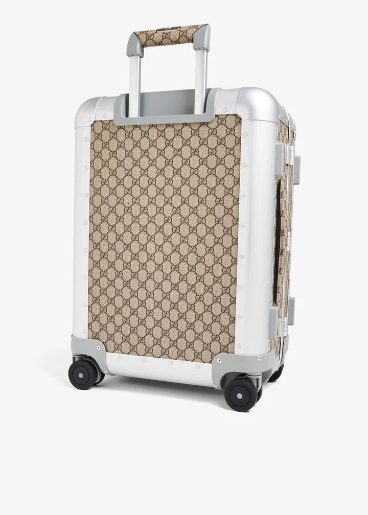 Gucci Aluminum GG cabin trolley