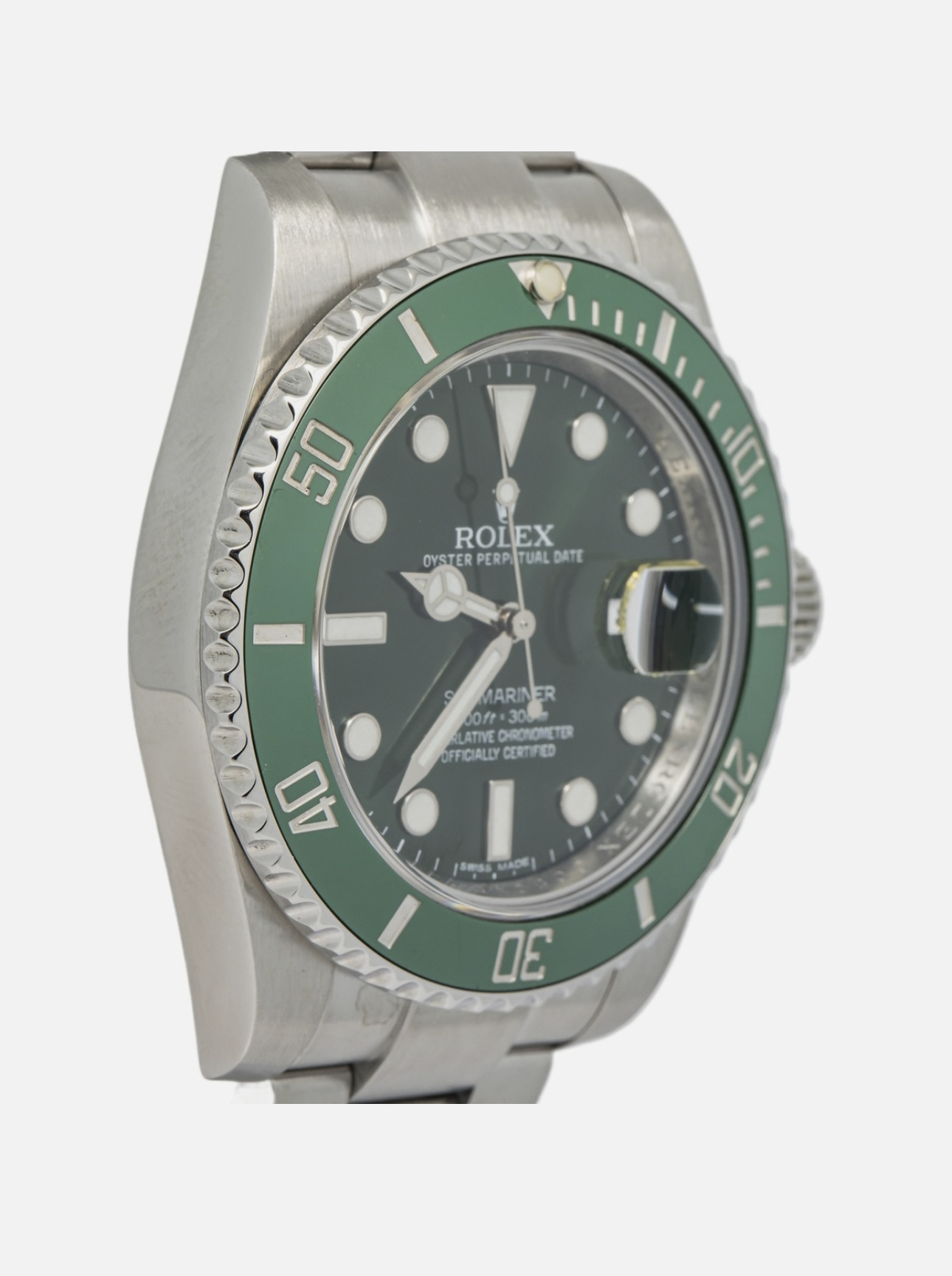 Rolex Submariner 116610LV Oyster Green Hulk 40mm