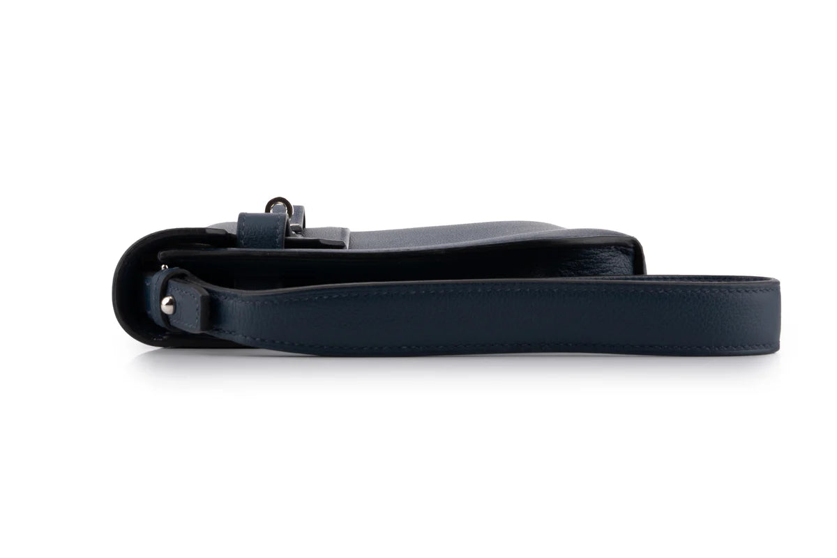 Hermès Kelly 25 Depeches Evercolour Navy Bleu