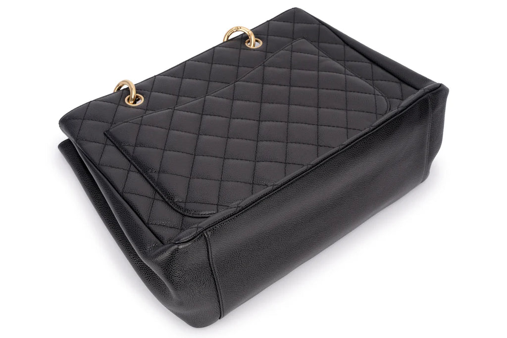 Chanel Grand Shopping Tote Bag Caviar Black