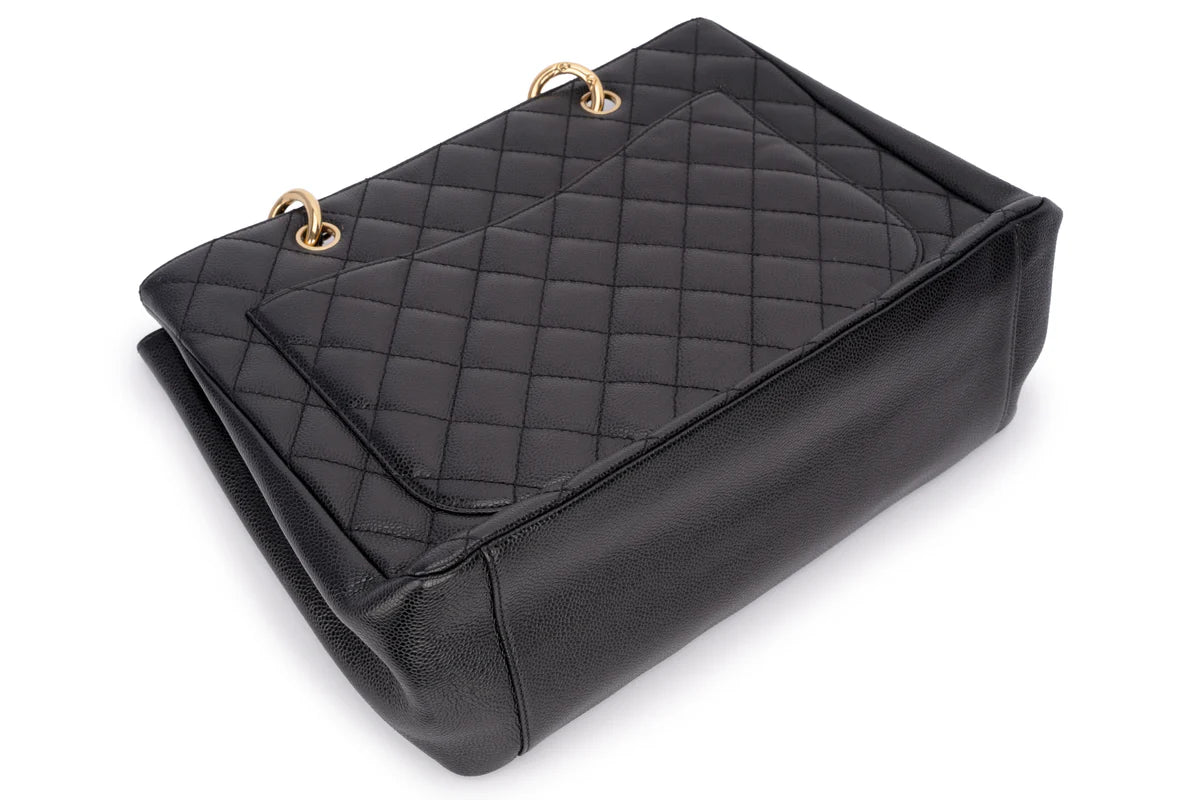 Chanel Grand Shopping Tote Bag Caviar Black
