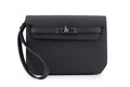 Hermès Kelly 25 Depeches Togo Noir Monochrome