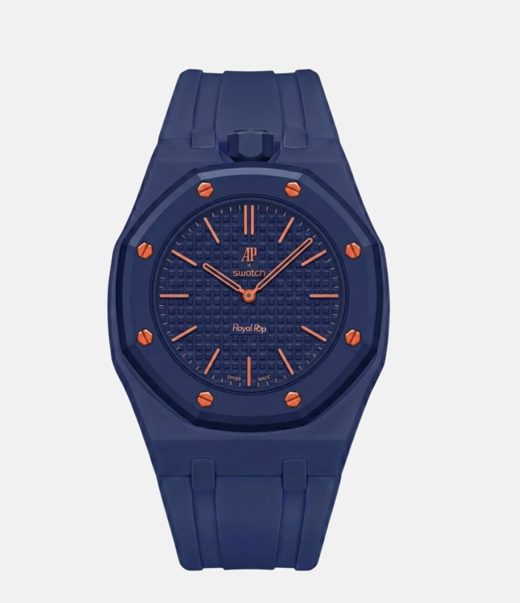 Swatch x AP Royal Pop Watch With Bracelet.