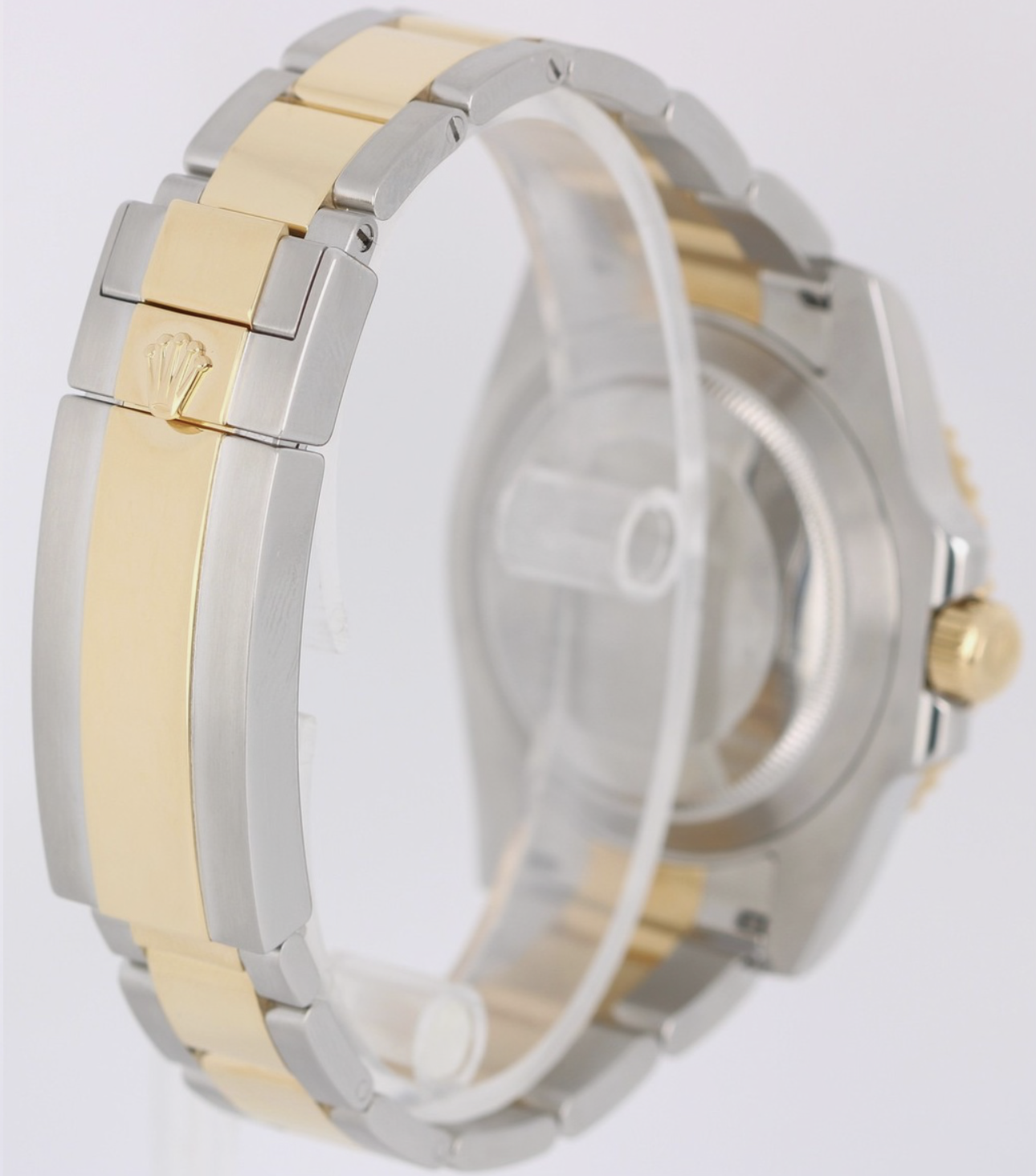Rolex Submariner Date 18k Yellow Gold Steel BLUE 40mm Ceramic 116613
