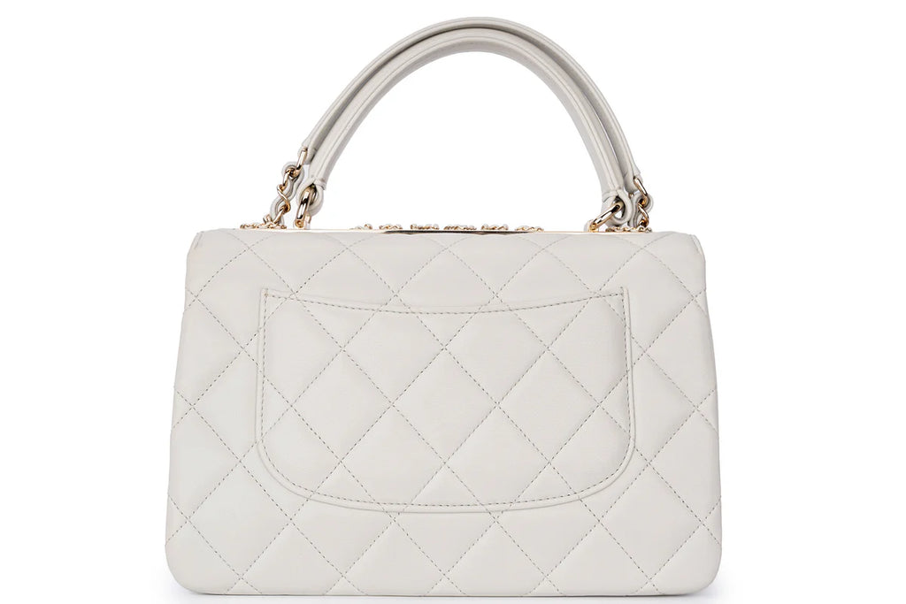 Chanel Trendy Top Handle Pale Grey/Blue