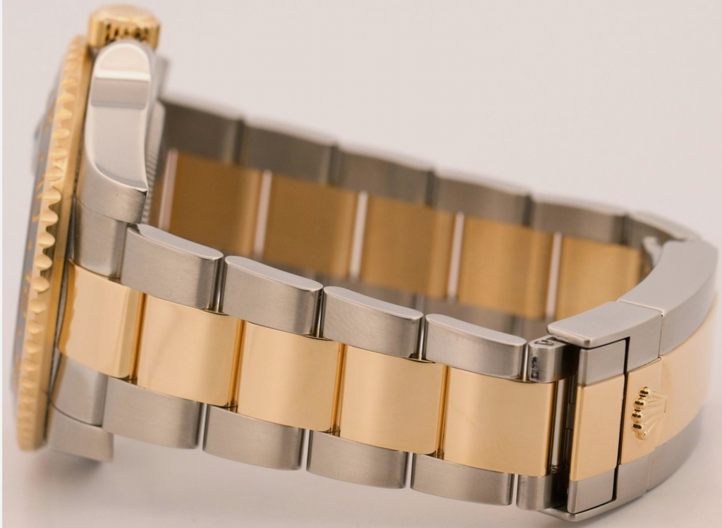 Rolex GMT-Master II Ceramic BLACK Two-Tone 18K Gold Steel 40mm 116713