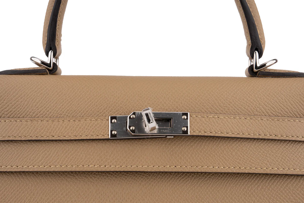 Hermès Kelly 25 Epsom Poussier