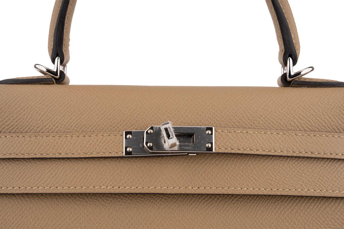 Hermès Kelly 25 Epsom Poussier