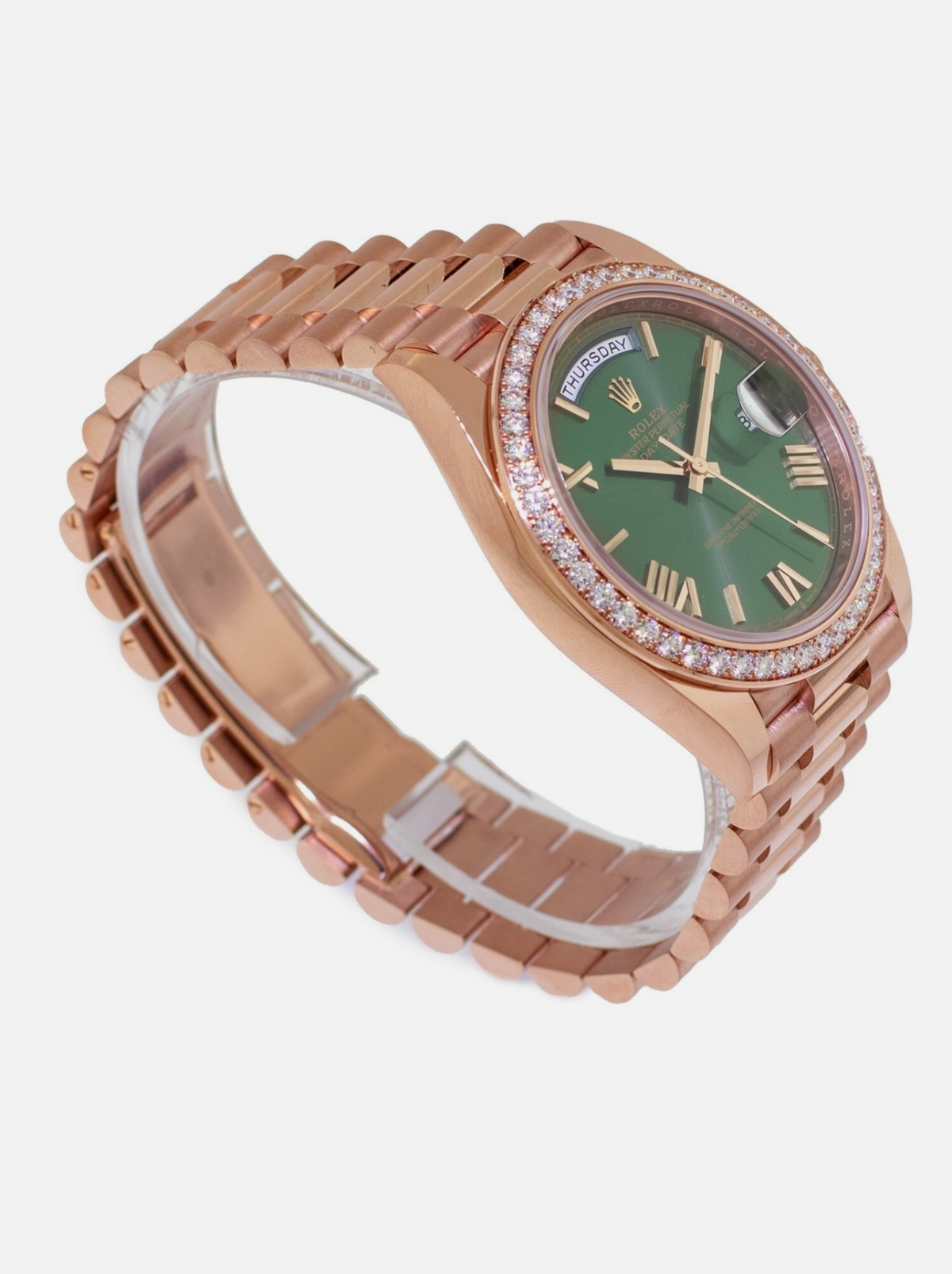 Rolex Day-Date 40mm Diamond Bezel 228345