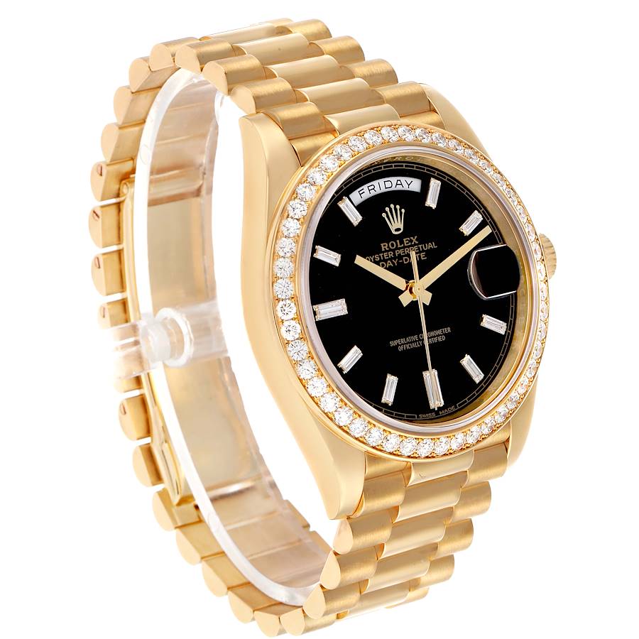 Rolex President Day-Date 228348 40mm Yellow Gold Diamond